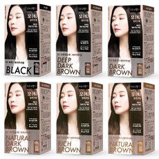 다나한 모칼라 크림/새치머리용/한방염색약, 1개, N3 흑갈색