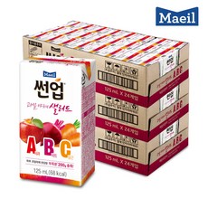 매일 썬업 과일야채샐러드 ABC 125ml 72팩, 72개