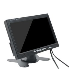미니 TV 7 인치 HD 모니터 800X480 DVDCMMB의 휴대용 자동차 LCD 두, 검은 색