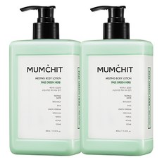 멈칫 바디로션 페일그린허브, 400ml, 2개