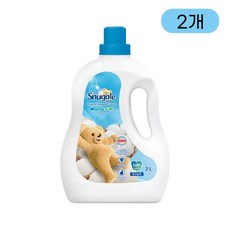 스너글 초고농축 섬유유연제 오리지널 허거블 코튼 본품, 2L, 2개