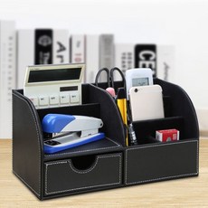  색연필 꽂이 가죽연필꽂이 사각 가죽펜꽂이 사무실 오, 본상품선택_W954A13 