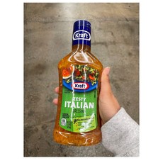Kraft Zesty Italian Dressing 크래프트 제스티 이탈리안 드레싱 16oz(473ml) 6팩, 473ml, 6개