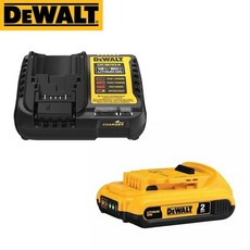 디월트 호환 충전기 충전드릴 드라이버비트 전동임팩 Dewalt용 리튬 이온 배터리 Dewalt 키트 DCB118 DCB1104 220V DCBP520 DCBP034 DCB208 D, [14] DCB1104-DCB203, 1개