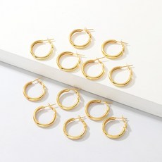 보헤미안 쥬얼리 골드 액세서리 여성 aros pendientes bijoux femme 패션 작은 후프 귀걸이 여성 6 쌍 도매