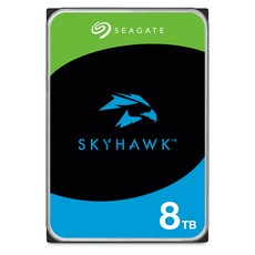 Seagate SkyHawk 5400/256M (ST8000VX010 8TB) HDD, 선택없음, 선택1 - st8000vx010