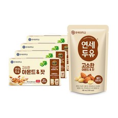 연세두유 아몬드 잣 두유 파우치 190ml, 80개