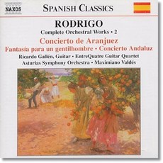 [CD] Maximiano Valdes 로드리고: 아랑훼즈 협주곡 (Joaquin Rodrigo: Complete Orchestral Works Vol. 2...