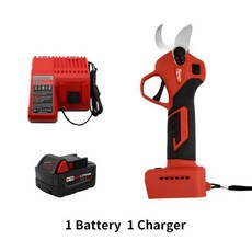 밀워키 브러시리스 전기 전정 가위 정원 도구 가지치기 무선 과일 나무 본 18V, [02] 1 Battery 1 Charger, [04] AU, 1개