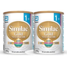 Similac Gold Infant 시밀락 골드 퍼스트 인팬트 1단계 분유 900g 2팩, 2개