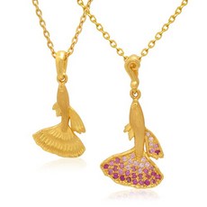 순금물고기목걸이