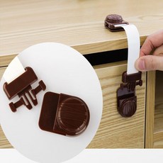 어바웃홈즈 가구 서랍 문열림 방지 손끼임방지(초코파이)