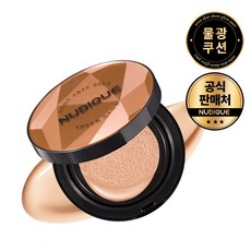 누디크 물광 쿠션 팩트 연예인 광채쿠션 순스킨 쉬어 글로우 팩트 본품 15g 모공 잡티 커버력 좋은 파운데이션, 1개, 21호 1개, 21호