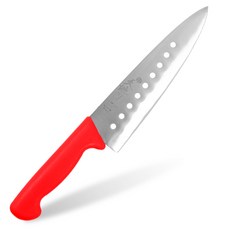 칼천지 명장 조상진 위생용 컬러식도, 타공 식도, 레드, 1개