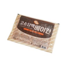 웰쿠스 베이컨 10kg 1kg 10개 세트 고소담백 / 파지 뭉치형 / 다이싱 D-10 D-5, 고소정품 베이컨 슬라이스 1kg 10개 1박스, 1개