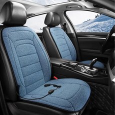 자동차 시트커버 차량용 가열 쿠션 램 울 가정용 범용 12V, 10.H-1Seat Grey, 1개