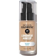 REVLON 르브론 컬러스테이 롱웨어 메이크업 D150 버프 밝은 살색 건성 피부용 SPF20 PA++ 리퀴드 파운데이션 30mL, 1개