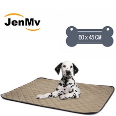 JENMV 반려동물 방수 배변매트 논슬립 실리콘 방수패드 미끄럼방지 애견매트, 180 x 180cm, 카멜