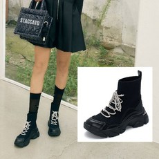 STACCATO 여성 운동화 스타카토 여성삭스운동화 UGLYHI_EDW19BLK