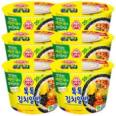 오뚜기 컵밥 톡톡 김치알밥, 222g, 6개