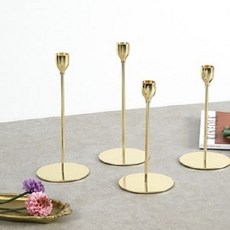 [DIY:양초] 성심사_골드촛대_K8Bx4Ex26mm 메탈 앤틱촛대 1p 2size 금촛대 빈티지F/NW:TJD-O7, Aidsinc 소 1p