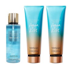 빅토리아시크릿 아쿠아키스 Agua Kiss 미스트 1개x250ml+로션 2개x236ml, 1개x250ml+2개x236ml