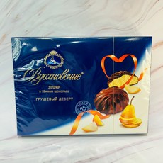 Шоколадный зефир со вкусом груши, 245 г