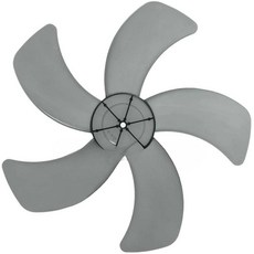 선풍기날 날개 부속품 만능 교체 강풍기 호환 휠, 12인치 (300mm) 투명 블랙