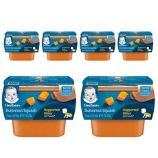 거버 어린이 과일퓨레 56g 2개입, 스쿼시(Squash), 6개