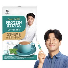 맥널티커피 산양유 단백질 스테비아 커피믹스, 10g, 100개입, 1개 1개, 100개입, 10g