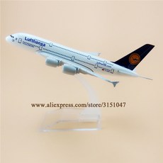 비행기 다이캐스트 항공기모형 여행사인테리어 16cm 합금 금속 에어 플라이 두바이 항공 b737 diecast plane model dubai boeing 737-800 항공기, 루프트한자 A380