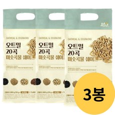 오트밀 미숫곡물 미숫가루 쉐이크 아침간편 늘씬한 다이어트 40스틱X3봉지