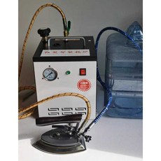 세탁소 기계 다림질 증기 보일러 업소용 스팀 다리미, 3000W+6PC 다리미 수동 물