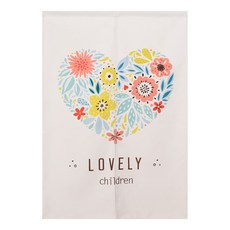애니메이션 퀼트 문발 침실 주방 키친 가리기 반커튼 무타공, 90cm 와이드 *150cm 하이