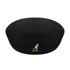 캉골 504 울 헌팅캡 BLACK/GOLD 0258BC