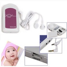 태아심음측정기 태아도플러 COTEC Baby sound A LCD 디스플레이 심박수 모니터, 1개
