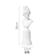 큰 대형 여신상 석고상 조각상 빈티지 소품샵 조형물, 화이트