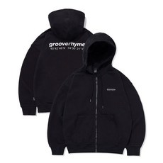 그루브라임 GROOVE RHYME NYC LOCATION HOODIE ZIP-UP BLACK LRARCUZ701P 175953