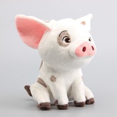 22cm 영화 모아나 애완 동물 돼지 푸아 인형 사랑스럽고 귀여운 부드러운 만화 인형 생일 크리스마스 White