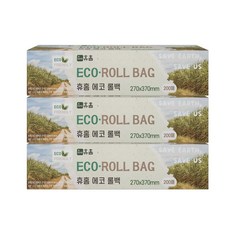 휴홈 사탕수수 롤백 대용량, 3개, 중(M), 200개
