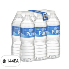 풀무원 퓨어라이프 생수, 2L, 144개