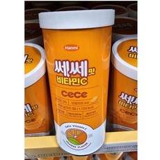 한미 쎄쎄맛 비타민C 100정 오렌지맛 카라멜타입 코스트코, 4g, 100개