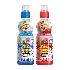 ZERO 빅 뽀로로 어린이 음료 2종 세트 밀크 딸기