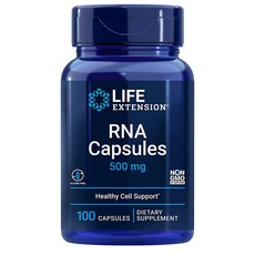 라이프익스텐션 RNA 리보핵산 500mg 100캡슐, 100정, 1팩