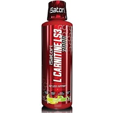 Isatori L-Carnitine ls3 농축 액체 지방 버너 및 신진대사 활성제 건강과 피트니스를 위한 지방 감소 케토 친화적 체중 감소 무자극 레몬 라임 3000mg 32인분, 1개