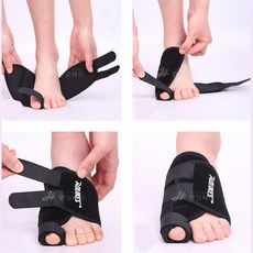 뒤틀린 발가락 바로잡는 무지외반 보호대 큐어밴드 발건강용품 교정용품, 좌측