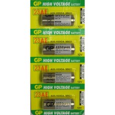4 GP 23AE 12V Alkaline Batteries, One Color_4 Pack