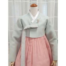 이영한복 후기좋은 (코랄민트 )하객한복 대여한복