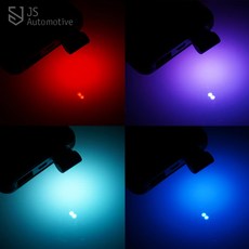 JS automotive 자동차 노트북 미니 컬러 USB무드등 LED램프 시거잭 독서등 차량 실내 드레스업 용품, 1p