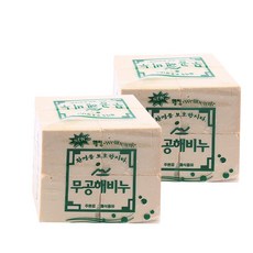 재생 무공해 폐식용유비누 세탁 재활용 속옷 표백비누, 250g, 8개